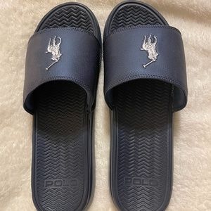 Men's Ralph Lauren Polo Blue Flip Flops Size 13